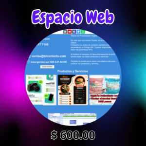 espacio web tienda