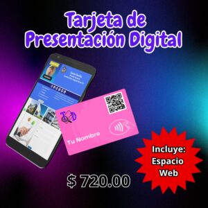 tarjeta de presentación digital